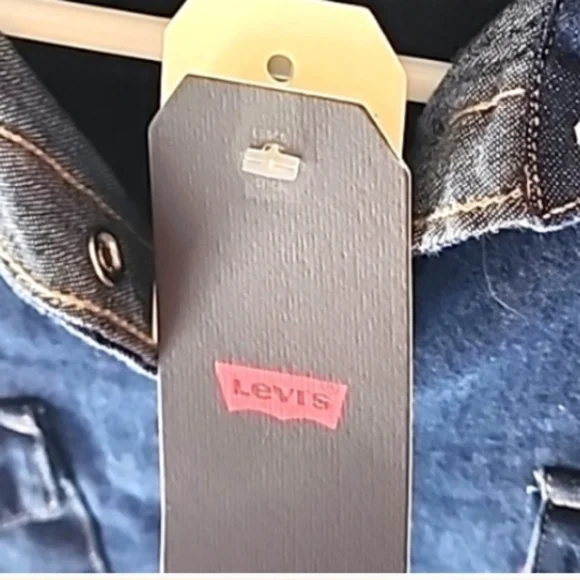 Levi Strauss Jean Shirt Long Sleeve Pearl snaps Front Pockets, Size XL - Picture 7 of 7